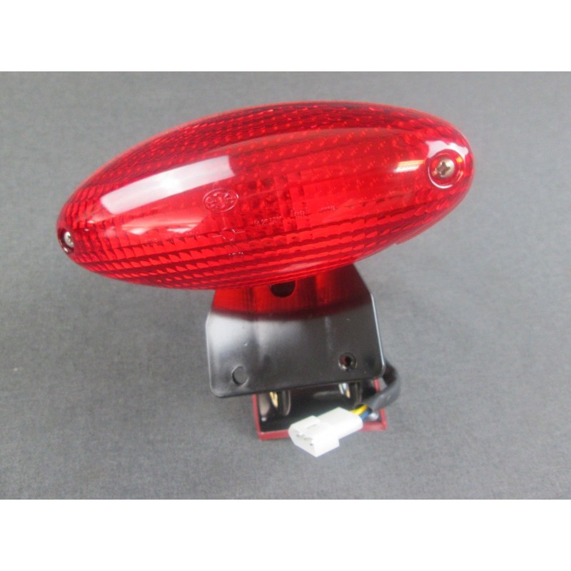Porta Targa Regolabile Per Moto Aramox Con Fanale Posteriore Rosso – Staffa In Alluminio CNC, Universale